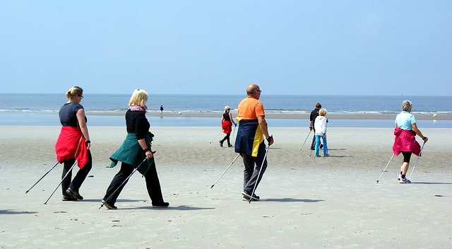 procházka po pláži